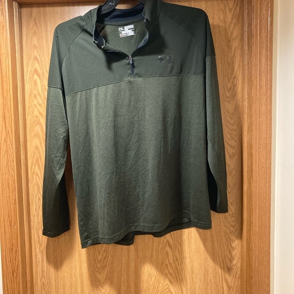 Mens Green Under Armour 1/4 Zip - Picture 1 of 5